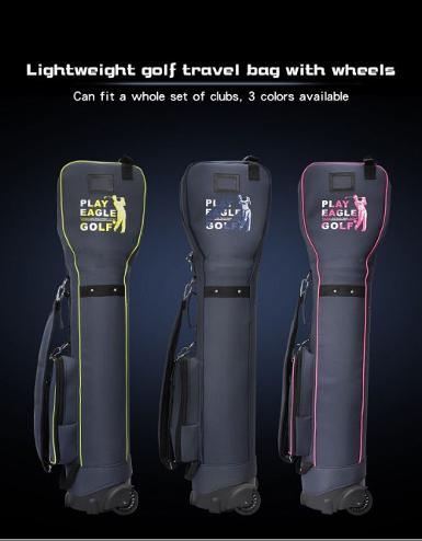กระเป๋ากอล์ฟเดินทาง PE-0043 เป็นถุงกอล์ฟคุณภาพสูง เกรดระดับพรีเมี่ยมวัสดุเนื้อผ้าไนล่อนแข็งแรง กันน