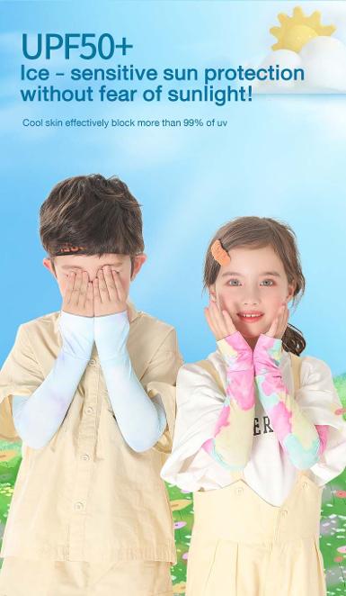 รหัสสินค้า XRHB08 ปลอกแขนกัน UV สำหรับเด็ก ป้องกันแสง เนื้อนุ่ม ใส่สบาย ปลอกแขนกันแดด ป้องกันรังสียู